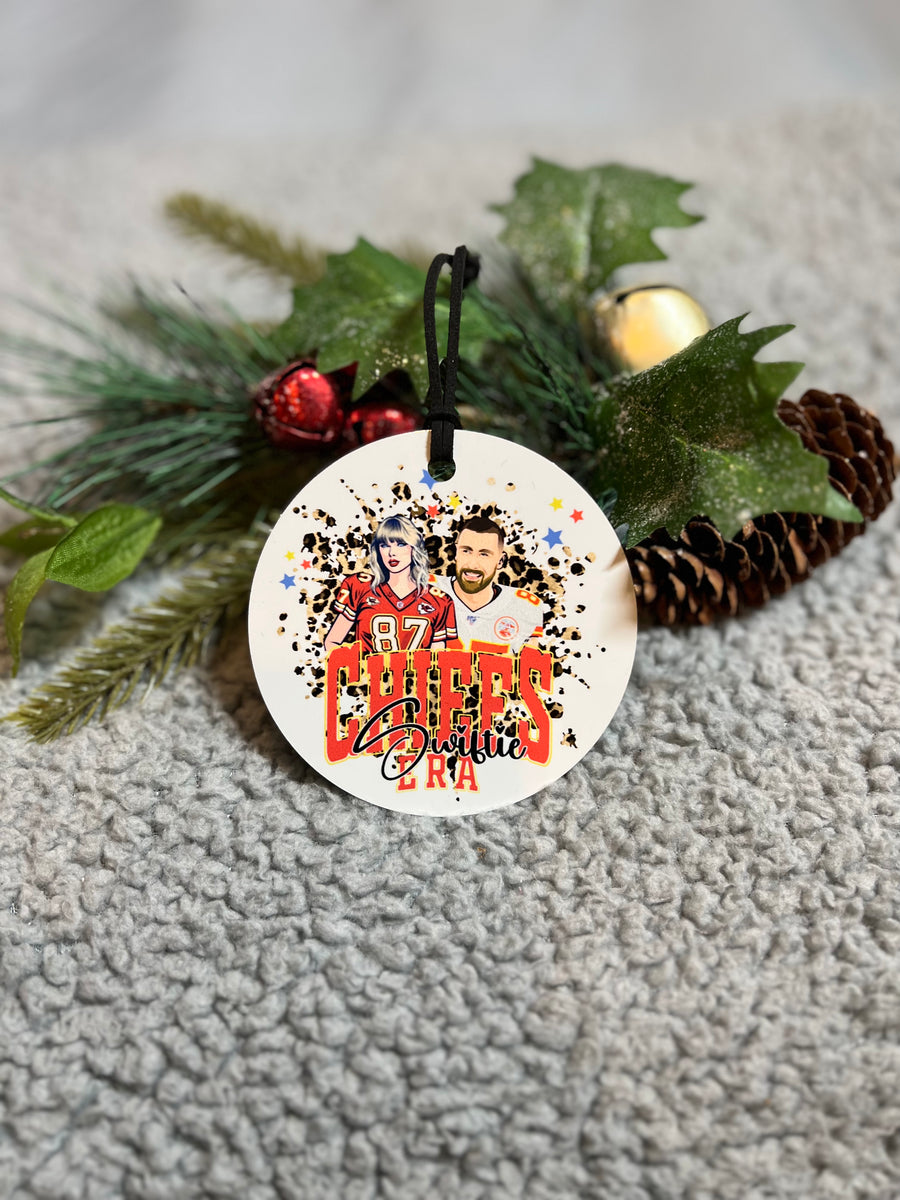 Travis Kelce Ornament Travis And Taylor Dating Wooden Ornament