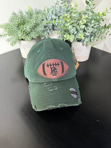 PC Football Mom Leatherette Patch Hat