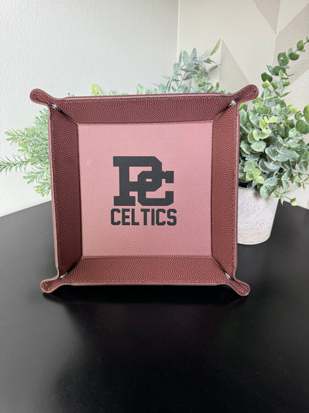 PC Celtics Football Leatherette Valet Tray