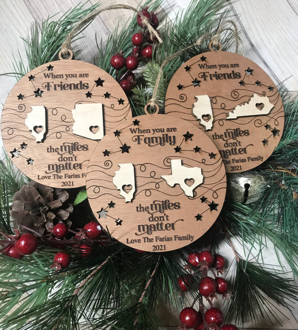 Distance and State Ornaments