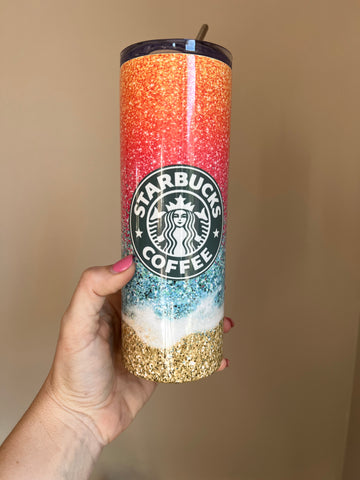 Starbucks Sublimation Beach Tumbler