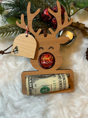 Reindeer Money Holder Ornament