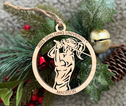 Custom Wood Ornament Boys/Girls Golf Design