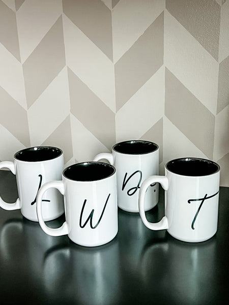 Initial and Name mug