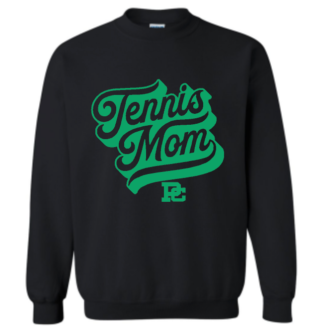 PCHS Celtics Tennis Mom Crew Neck Sweatshirt Choose from 4 colors