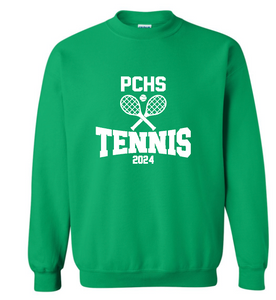 PCHS Celtics Tennis Racket Crew Neck Sweatshirt Choose from 4 colors