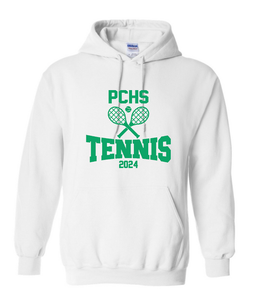 PCHS Celtics Tennis Racket Hooded Sweatshirt Choose from 4 colors