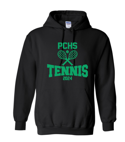 PCHS Celtics Tennis Racket Hooded Sweatshirt Choose from 4 colors