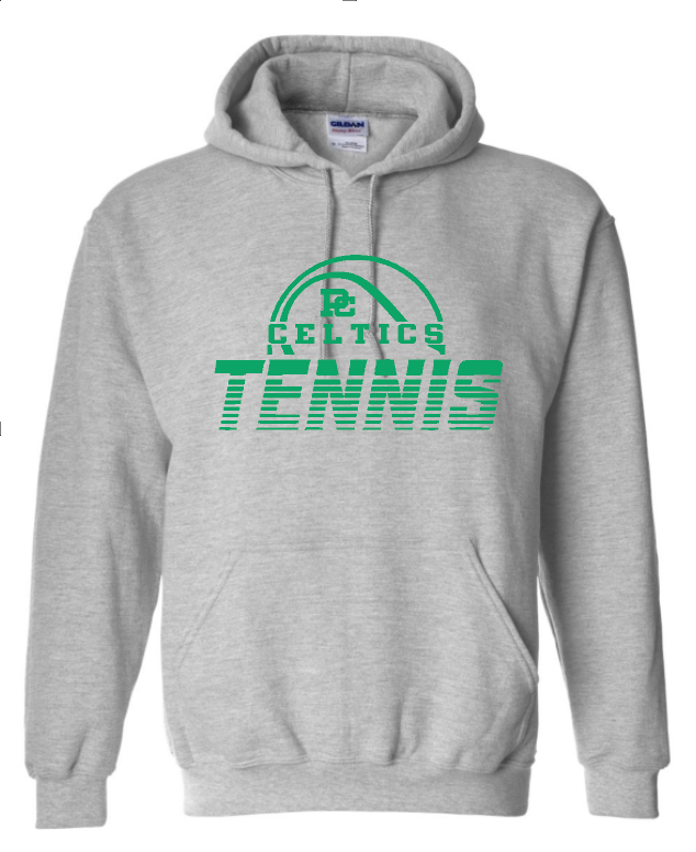 PCHS Celtics Tennis Ball Hooded Sweatshirt Choose from 4 colors