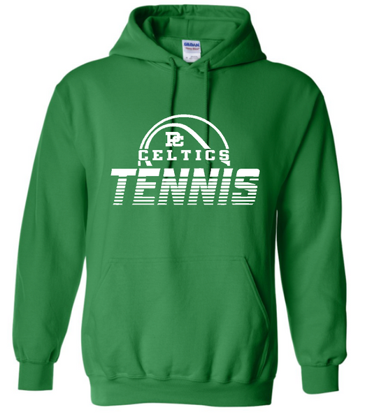 PCHS Celtics Tennis Ball Hooded Sweatshirt Choose from 4 colors