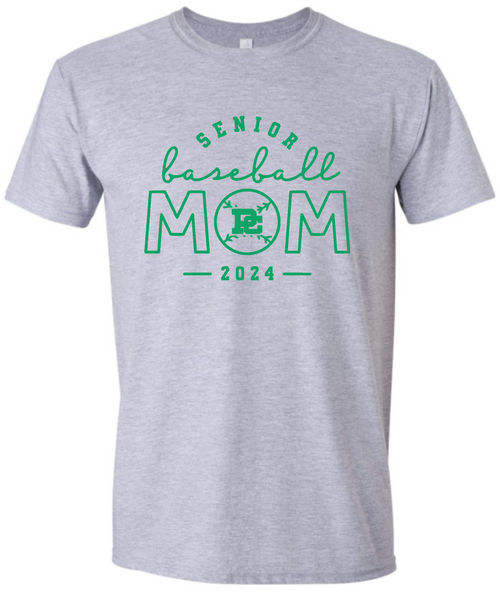 Celtics Baseball Mom/Senior Mom BELLA T shirt Available in 4 different colors