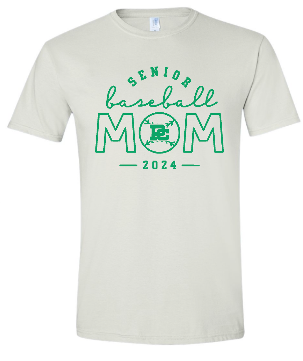 Celtics Baseball Mom/Senior Mom BELLA T shirt Available in 4 different colors