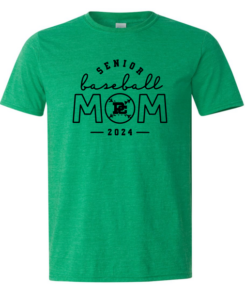 Celtics Baseball Mom/Senior Mom BELLA T shirt Available in 4 different colors