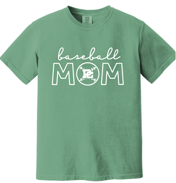 PCHS Celtics Baseball Mom/Senior Mom Comfort Colors T shirt Available in 2 different colors