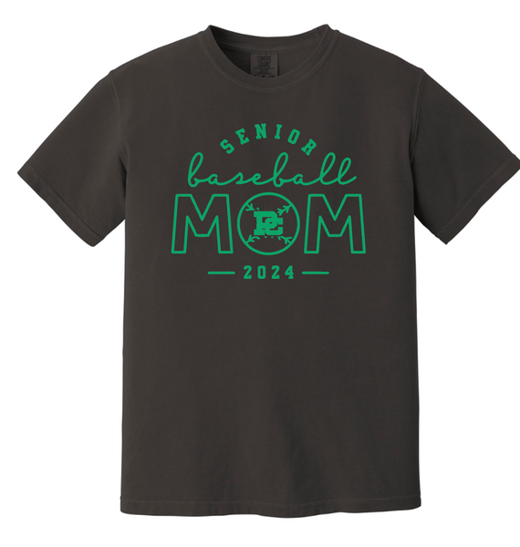 PCHS Celtics Baseball Mom/Senior Mom Comfort Colors T shirt Available in 2 different colors