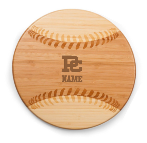 PCHS Wood Baseball Charcuterie Personalized Board