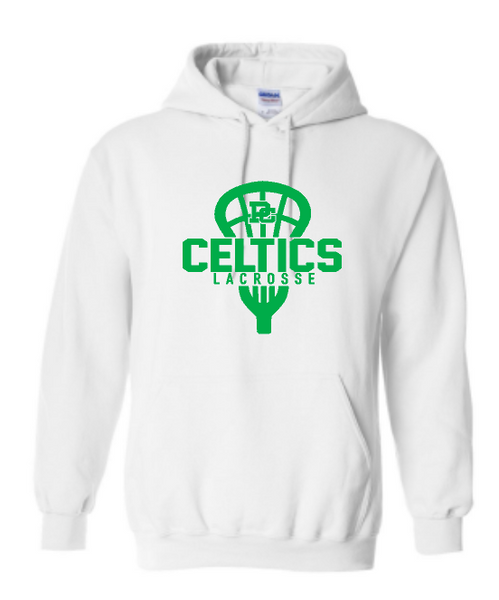 PCHS Celtics Lacrosse Gildan Hooded Sweatshirt Available in 4 different colors