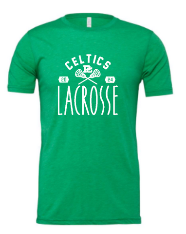 PCHS Celtics Lacrosse year BELLA T shirt Available in 4 different colors