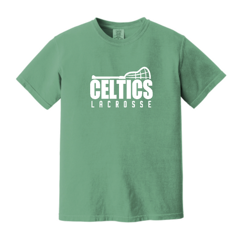 PCHS Celtics Lacrosse Stick Comfort Colors T shirt Available in 2 different colors