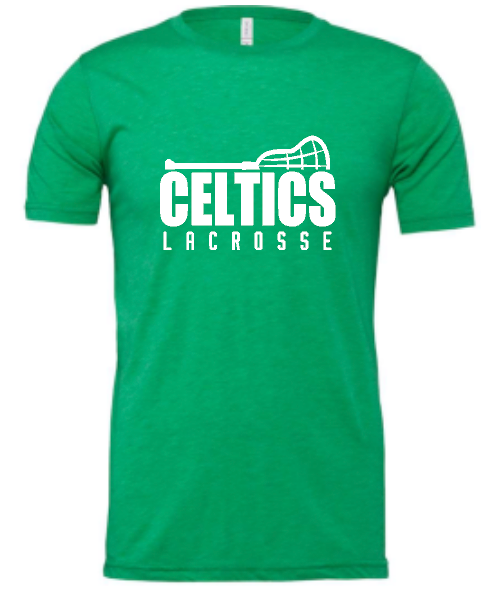 PCHS Celtics Lacrosse Stick BELLA T shirt Available in 4 different colors
