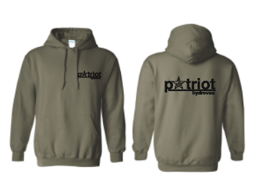 Patriot Logo Sweatshirt Hooded Color options sizes youth-adult