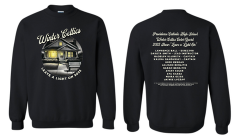 2025 Leave a Light On Winter Celtics Show Crewneck Sweatshirt