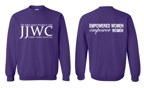 JJWC Logo Crewneck Sweatshirt comes in 2 colors