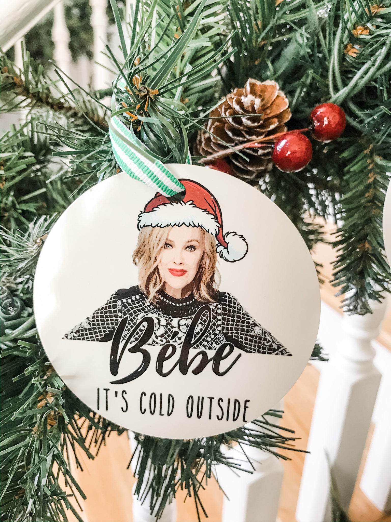 SCHITTS CREEK CHRISTMAS Bebe Its Cold Outside ORNAMENT