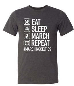 Marching Celtics Eat Sleep March Repeat Shirt